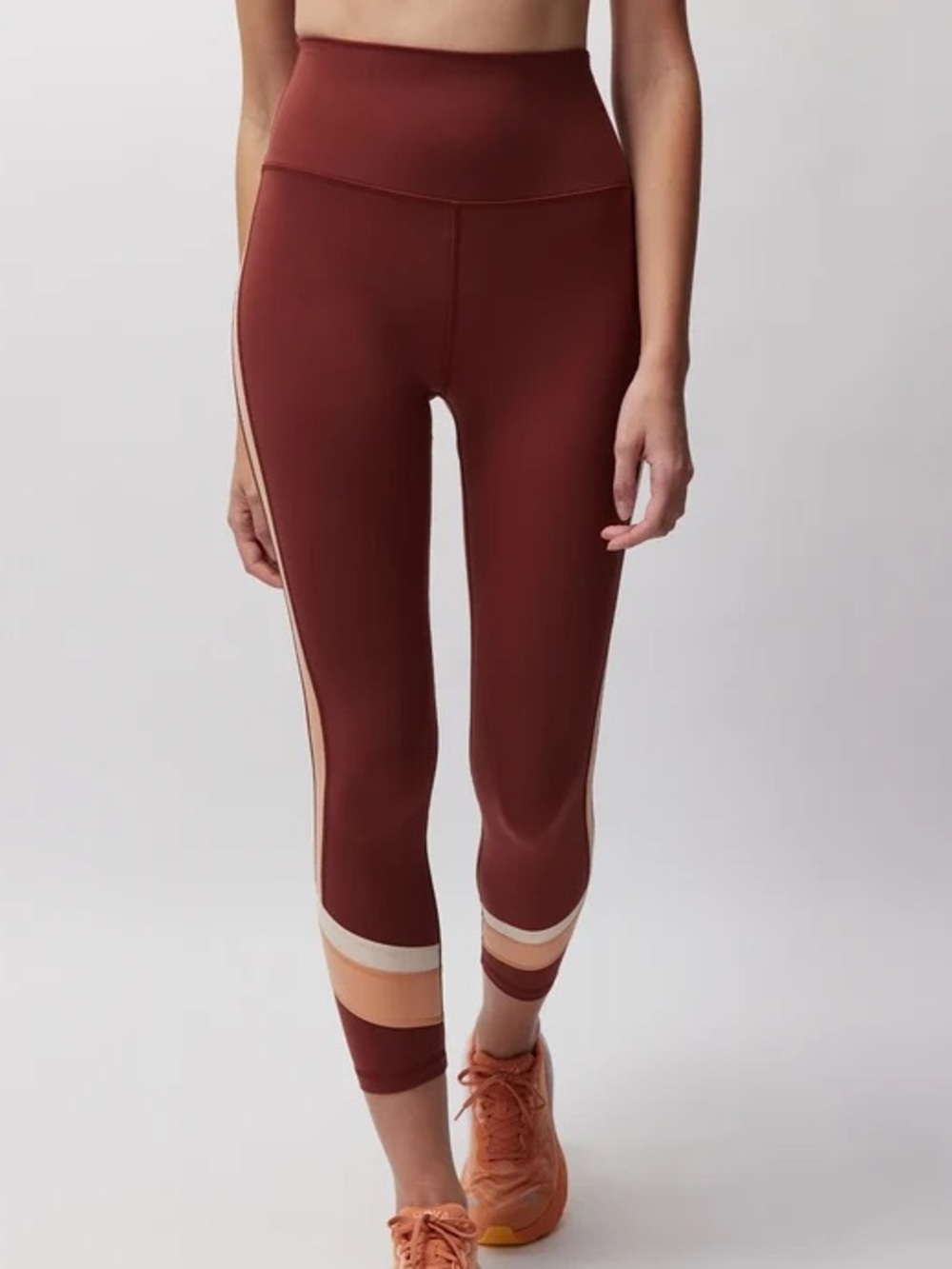 NWOT Spiritual Gangster - Velo Dream Tech Leggings in washed burgundy SZ Small - Picture 2 of 10